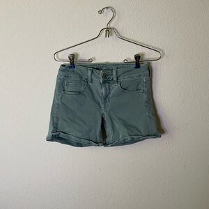 American Eagle midi super stretch shorts